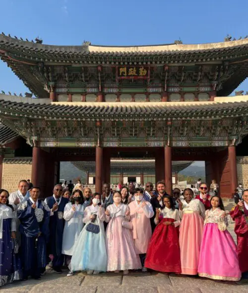 Gyeongbokgung Palace Group Photo